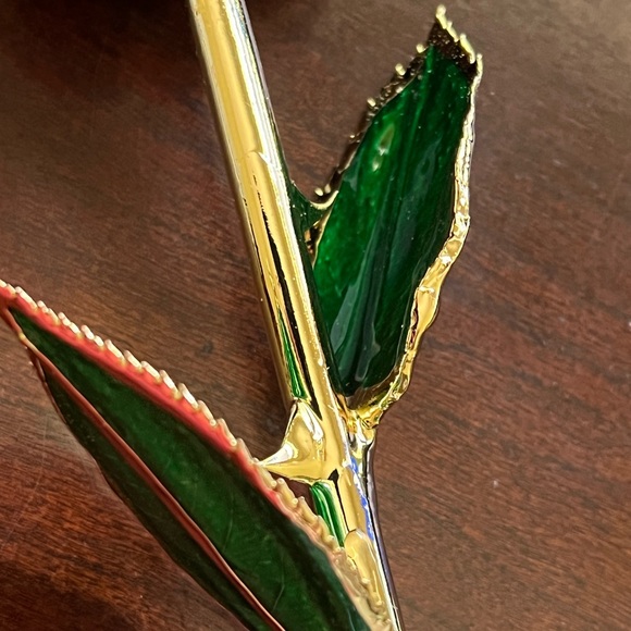 DeFaith 24k Gold Finish Rose - Picture 7 of 9